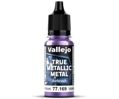 Vallejo Vallejo: 77.169 - True Metallic Metal - Airbrush - Celestial Violet (18 ml)