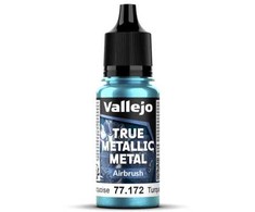 Vallejo Vallejo: 77.172 - True Metallic Metal - Airbrush - Hydra Turquoise (18 ml)
