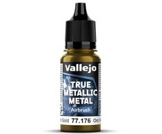 Vallejo Materiały modelarskie True Metallic Metal Airbrush Greenish Gold (2028598)