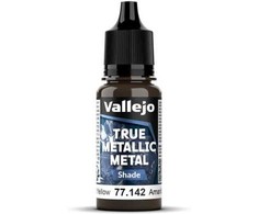 Vallejo Vallejo: 77.142 - True Metallic Metal - Shade - Radiant Geltona (18 ml)