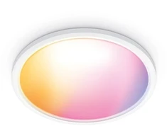 Lubinis šviestuvas WiZ SuperSlim ceiling light 2600 lm 22 W Wi-Fi, Baltas