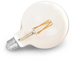 WiZ Wiz Smart LED lemputė Baltic Baltas Clear G125 E27 nuo reguliavimu, 6.5 W–60 W galia