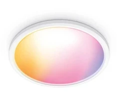 Lubinis šviestuvas WiZ SuperSlim ceiling light 2600 lm 22 W Wi-Fi, Baltas