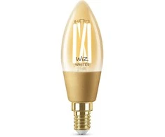 WiZ Filament išmanioji lemputė Wi-Fi/Bluetooth 25 W C35 E14, gintarinė