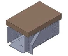 Woody Degiklio grotelės 16/20 kW U tipo su skalūnu