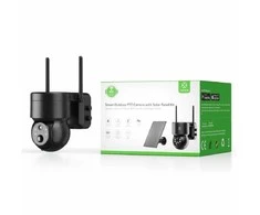 Woox SMART OUTDOOR PTZ CAMERA WITH SOLAR PANEL KIT
