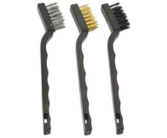 Work>It Work it by millarco® mini stålbørster stål/messing/ nylon 3 stk.