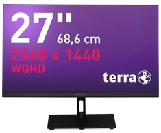 Wortmann Monitorius Technologia Dotyku TERRA LCD/LED 2771W PV 2K IPS juodas HDMI/DP/USB-C (3030266)