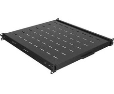 Lanberg stumdoma lentyna 19 colių rack spintelėms 500mm 1U juoda