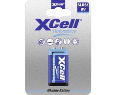 XCell baterijos, šarminės, 6LR61, 9V, 1 vnt.