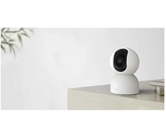 „Xiaomi“ išmanioji kamera „C400“, IP apsaugos kamera, vidinė, belaidė, „Amazon Alexa“ ir „Google Assistant“, lubos / siena / stalas, balta