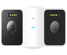 Xiaomi CW100 dviguba, IP apsaugos kamera, lauko, belaidė, lubinė/siena, balta, kulka