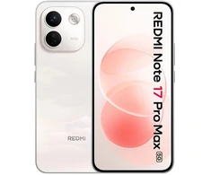 Xiaomi Redmi Note 17 Pro Max 5G, 17.4 cm (6.83"), 2772 x 1280 pikselių, 8 GB, 256 GB, 50 MP, Baltas