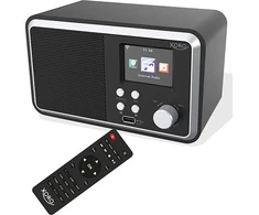Radijas Xoro Xoro DAB 300 IR, internetinis radijas, DAB+, BT, USB, UPnP, balta