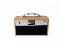 Xoro Xoro DAB 250 IR WLAN stereofoninis internetinis radijas DAB+/FM/Spotify/Bluetooth, Braun