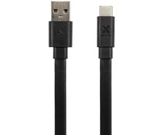 Xtorm CF061, 3 m, Mini USB A, USB C, USB 2.0, 0,48 Gbit/s, Juoda