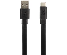 Xtorm CF061, 3 m, Mini USB A, USB C, USB 2.0, 0,48 Gbit/s, Juoda