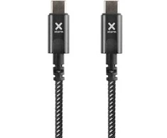 Xtorm Originalus USB-C PD laidas (2 m) juodas, 2 m, USB C, USB C, USB 3.2 Gen 1 (3.1 Gen 1), 5 Gbit/s, juodas
