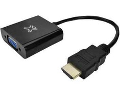 „XtremeMac“ ADAPTERIS HDMI=> VGA, HDMI A tipo (standartinis), VGA (D-Sub), kištukas, lizdas, 1920 x 1080 pikselių, 1280 x 1024 (SXGA), 1600 x 1200 (UXGA), 1920 x 1080 (HD 1080)