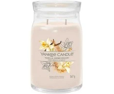 Yankee Candle Aromatinė žvakė "Signature" didelė stiklinė Vanilla Creme Brulée 567 g