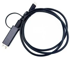 Yealink 330000008024, 1,2 m, HDMI A tipo (standartinis), USB C tipo, kištukas, kištukas, tiesus