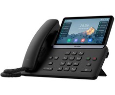 Yealink-SIP-T77U, IP telefonas, juodas, laidinis ir belaidis ragelis, stalinis, 1000 įrašų, mygtukai