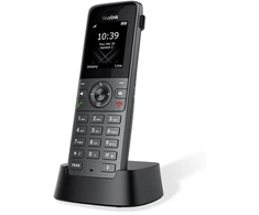 Yealink W73H, IP mobilusis telefonas, juodas, belaidė ragelis, stalinis/sieninis, 50 m, 300 m