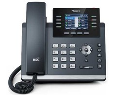 Yealink -SIP-T73W, IP telefonas, juodas, laidinis ir belaidis ragelis, stalinis, 1000 įrašų, Yealink įrenginių valdymo platforma
