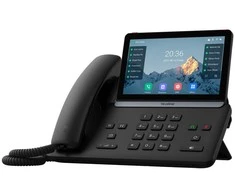 Yealink-SIP-T87W, IP telefonas, juodas, laidinis ir belaidis ragelis, stalinis, 1000 įrašų, mygtukai