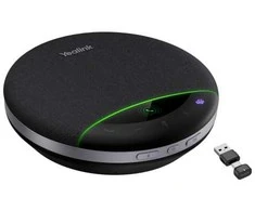 Yealink SP96 su USB-C/A garsiakalbiu, universalus, juodas, atsiliepti / baigti skambutį, „Bluetooth“ susiejimas, „Microsoft Teams“ mygtukas, nutildyti, susiejimas, leisti / pristabdyti, atmesti..., 6,5 cm, laidinis ir belaidis, USB / „Bluetooth“