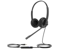 Yealink UH34 Dual UC Ausinės, su laidu, Office/Call center, 20 - 20000 Hz, 118 g, Ausinės, Juodas