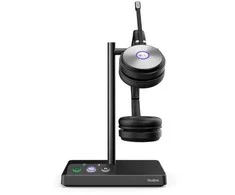 Yealink WH62 Mono UC ausinės, Belaidės, Biuras / Skambučių centras, 20–20 000 Hz, 80 g, Ausinės, Juodos