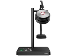 Yealink WH62 Mono UC ausinės, Belaidės, Biuras / Skambučių centras, 20–20 000 Hz, 80 g, Ausinės, Juodos