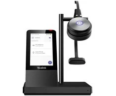 Yealink WH66 DECT belaidės ausinės MONO TEAMS, Belaidės, Biuras / Skambučių centras, 20 - 20000 Hz, 478 g, Asmeninė garso konferencijų sistema, Juoda
