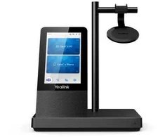 Yealink WH66 DECT belaidės ausinės MONO TEAMS, Belaidės, Biuras / Skambučių centras, 20 - 20000 Hz, 478 g, Asmeninė garso konferencijų sistema, Juoda