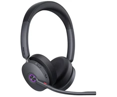 Yealink WH68 Hybrid Teams Ausinės, su laidu &amp; Belaidės, 20 - 20000 Hz, Calls/Music, 155 g, Ausinės, Juodas