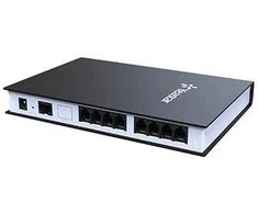 Yeastar TA800, G.711alaw, G.711ulaw, G.722, G.723, G.726, G.729A, GSM 6.10, T.38, DHCP, DDNS, OpenVPN, PPPoE, statinis maršrutas, VLAN, RADIUS, TR-069, 12 V, 1 A