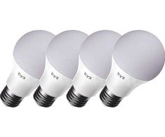 Yeelight YLQPD-0011, Išmanioji lemputė, „Wi-Fi“ / „Bluetooth“, Balta, LED, E27, Įvairios spalvos