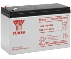 Yuasa NPH švino rūgšties akumuliatorius 12 V, 8,5 Ah (NPW45-12) - Faston (6,35 mm) švino rūgšties akumuliatorius