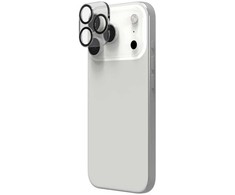 Zagg InvisibleShield Glass Elite objektyvo apsauga, skirta Apple iPhone 17 Pro/Pro Max, Apple, iPhone 17 Pro/Pro Max, atsparus dulkėms, atsparus smūgiams, atsparus įbrėžimams, juoda, 1 vnt.