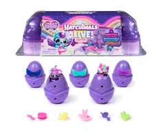 Žaislinių figurėlių rinkinys Hatchimals Alive Neon Rainbow Carton