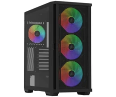 Zalman Z10 PLUS, Midi bokštas, PC, Juoda, ATX, Mini-ATX, Mini-ITX, Plastikas, Plienas, Grūdintas stiklas, Žaidimams