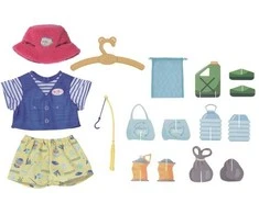 Zapf BABY born Teddy's Fisherman Cotton lėlės drabužiai