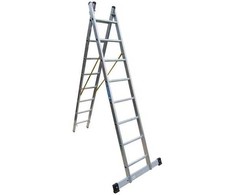 Zarges Kombinuotos kopėčios 42570 prof 5,0 m 2x10tr 2 dalių