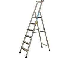 Zarges Aliuminio trapecinės grotelės, 6 vnt., 1,50 m