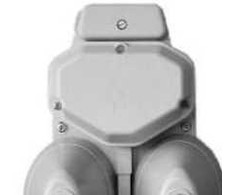 ZE Kommunikationstechnik WK 971 Standard, laidinė sirena, IP43, pilka, 171 x 113.5 x 207 mm