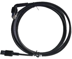 Zebra CBL-U20755-01, Prailginimo kabelis, Juodas, USB A, RJ-50, Tiesus, Kampus