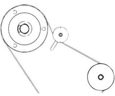 Zebra Kit Main Drive Belt 220Xi4 (300dpi)