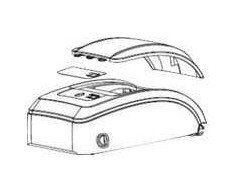Zebra KIT, Repair, Cover Assy, Fixed Sensor, (includes Media Window), (TT)