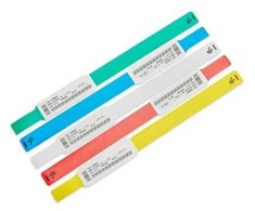 Zebra WRISTBAND,SYNTHETIC,1X6IN (25.4X152.4MM);DT,Z BAND ULTRA SOFT,COATED,PERMANENT ADHESIVE,HC100 CARTRIDGE, 300/ROLL,6/BOX